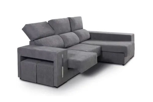 Sofá chaiselongue abatible de 265 cm – Durmia Confort